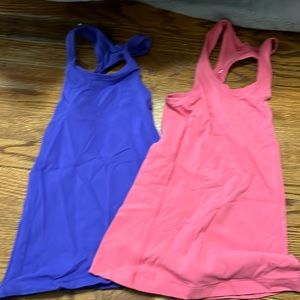 Nulu Lululemon tank tops with padding inside side 0